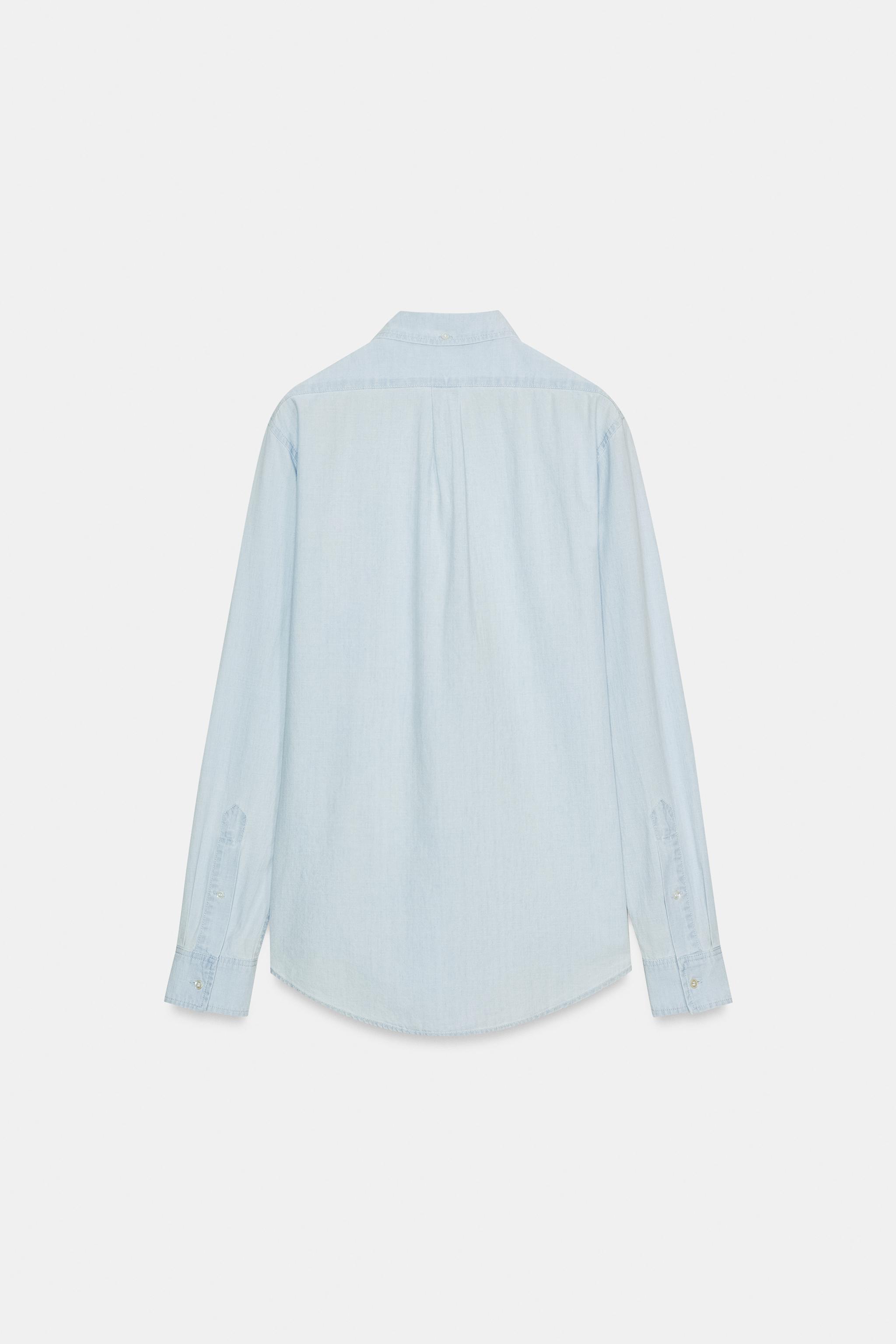 CHEMISE EN DENIM TRF REGULAR
